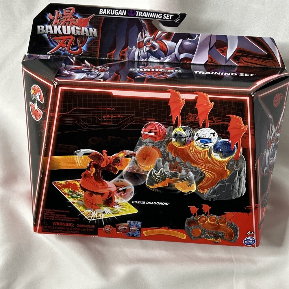 Bakugan Training Set with Tatanium Dragonoid Combined & Brawl Themed toy